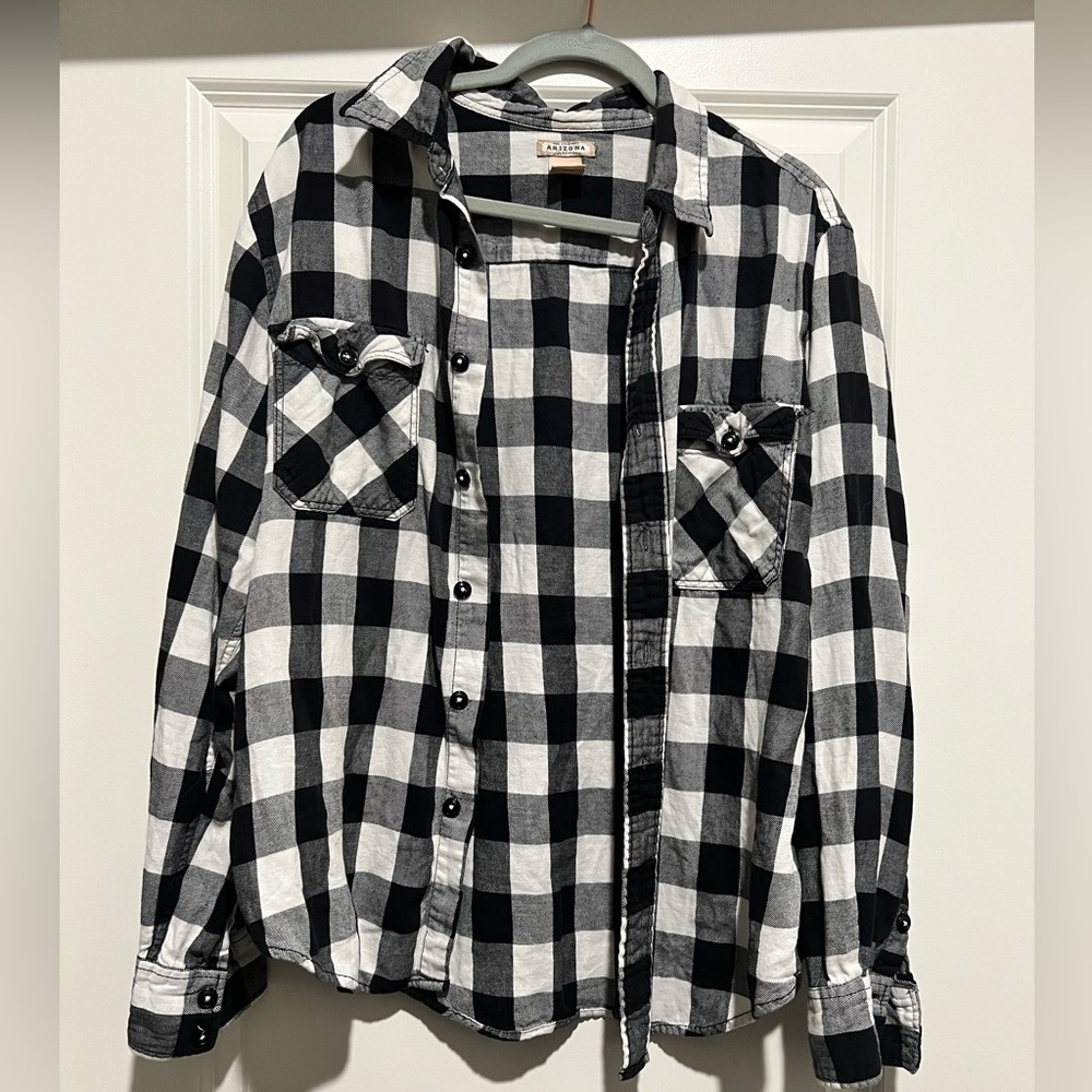 Plaid button up shirt